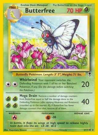 Butterfree/110 - Legendary Collection Reverse Holofoil
