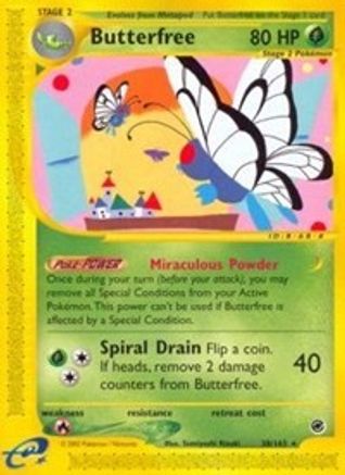 Butterfree (38)/165 - Expedition Reverse Holofoil