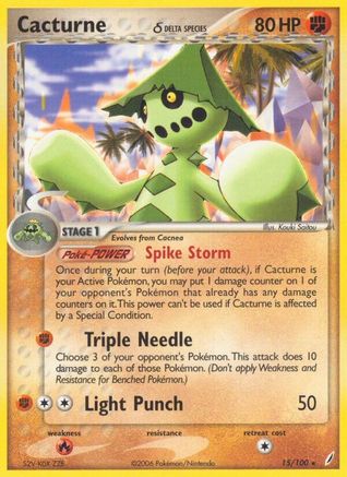 Cacturne (Delta Species)/100 - Crystal Guardians