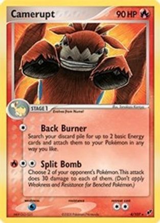 Camerupt - 4/107 (EX Deoxys) - Deck Exclusives