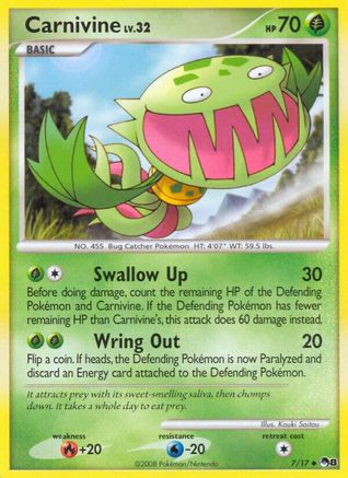 Carnivine/17 - POP Series 8 Reverse Holofoil