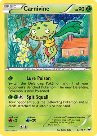 Carnivine/108 - Dark Explorers Reverse Holofoil