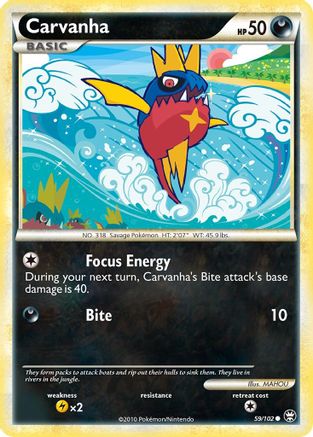 Carvanha/102 - Triumphant Reverse Holofoil