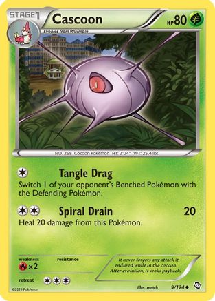 Cascoon/124 - Dragons Exalted Reverse Holofoil