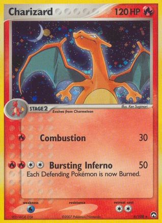 Charizard/108 - Power Keepers Reverse Holofoil