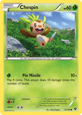 Chespin 12/146 - XY Base Set