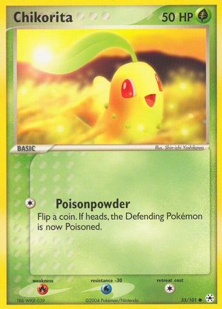 Chikorita/101 - Hidden Legends Reverse Holofoil