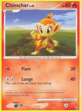 Chimchar (56)/100 - Majestic Dawn
