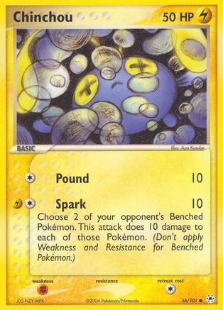 Chinchou - 56/101/101 - Hidden Legends