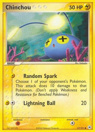 Chinchou - 57/101/101 - Hidden Legends Reverse Holofoil