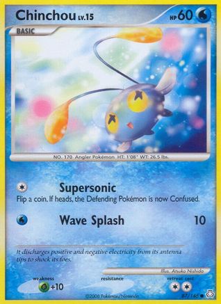 Chinchou (87)/146 - Legends Awakened Reverse Holofoil