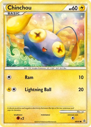 Chinchou/95 - Unleashed Reverse Holofoil