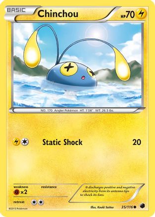 Chinchou/116 - Plasma Freeze