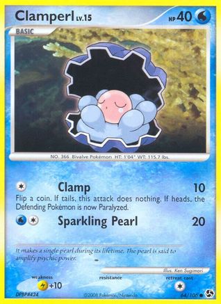 Clamperl/106 - Great Encounters Reverse Holofoil
