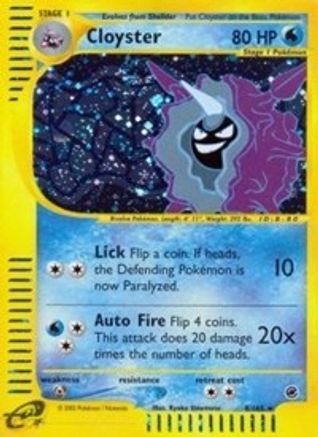 Cloyster (8)/165 - Expedition Holofoil