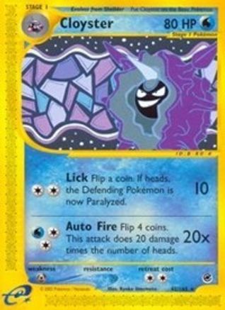 Cloyster (42)/165 - Expedition Reverse Holofoil