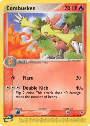 Combusken - 27/109 27/109 - Ruby and Sapphire