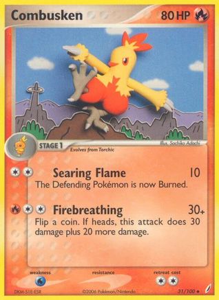 Combusken - 031/100/100 - Crystal Guardians