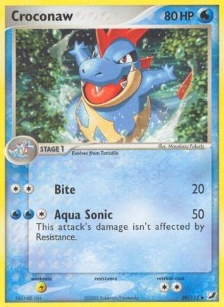 Croconaw/115 - Unseen Forces Reverse Holofoil