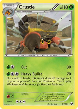Crustle/108 - Dark Explorers Reverse Holofoil