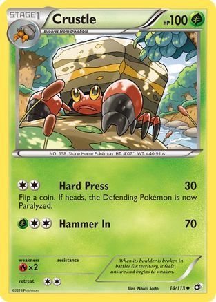 Crustle/113 - Legendary Treasures Reverse Holofoil