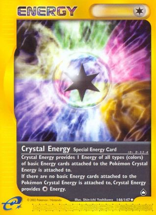 Crystal Energy/147 - Aquapolis Reverse Holofoil