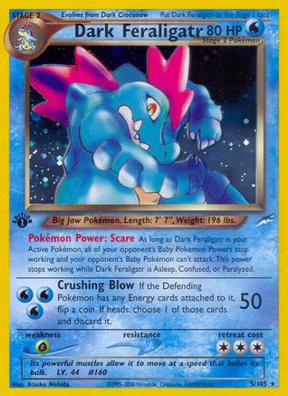 Dark Feraligatr/105 - Neo Destiny Unlimited Holofoil