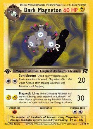 Dark Magneton (28) 28/82 - Team Rocket