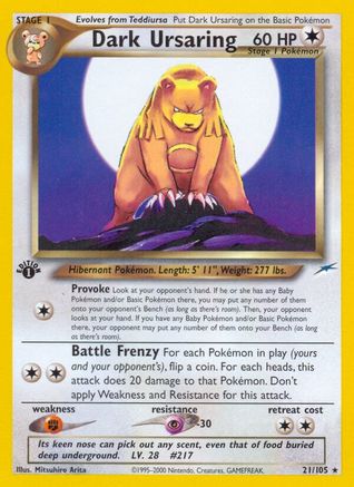 Dark Ursaring/105 - Neo Destiny Unlimited