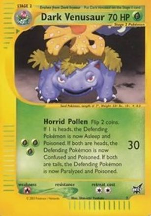 Dark Venusaur - 7/9 - Best of Promos