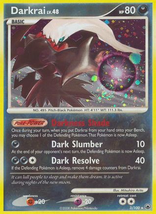 Darkrai/100 - Majestic Dawn Reverse Holofoil