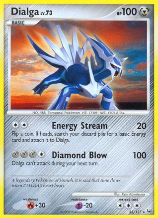 Dialga (23)/127 - Platinum Reverse Holofoil