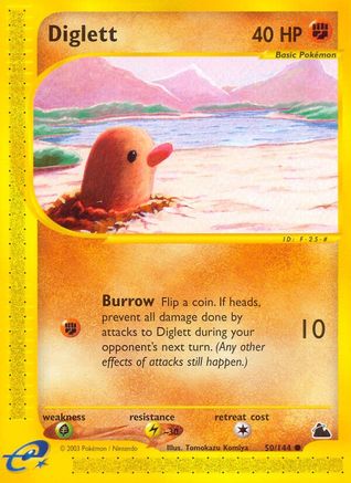 Diglett/144 - Skyridge Reverse Holofoil