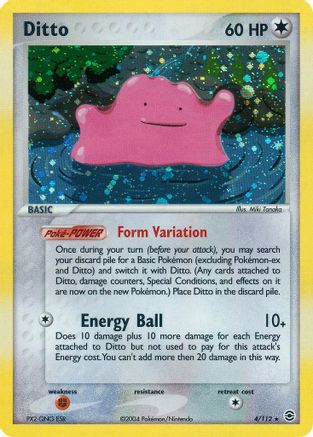 Ditto/112 - FireRed & LeafGreen Reverse Holofoil
