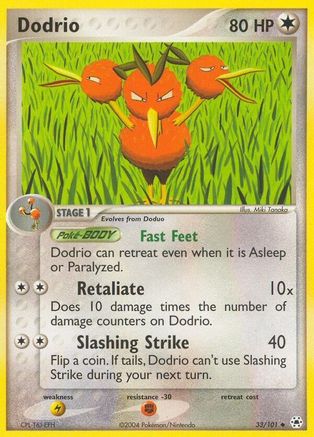 Dodrio/101 - Hidden Legends Reverse Holofoil