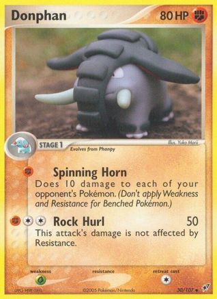Donphan/107 - Deoxys Reverse Holofoil
