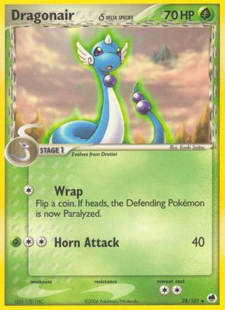 Dragonair (Delta Species)/101 - Dragon Frontiers Reverse Holofoil