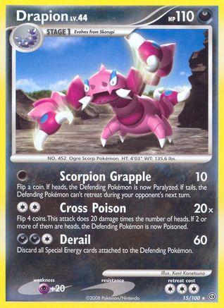 Drapion/100 - Stormfront Reverse Holofoil