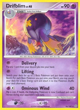 Drifblim/100 - Stormfront Reverse Holofoil