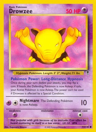 Drowzee/110 - Legendary Collection Reverse Holofoil