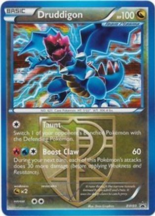 Druddigon (Team Plasma) - BW80/101 - Black and White Promos Holofoil