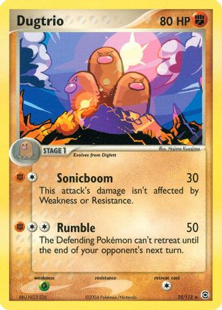 Dugtrio/112 - FireRed & LeafGreen