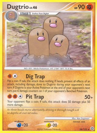 Dugtrio/132 - Secret Wonders Reverse Holofoil