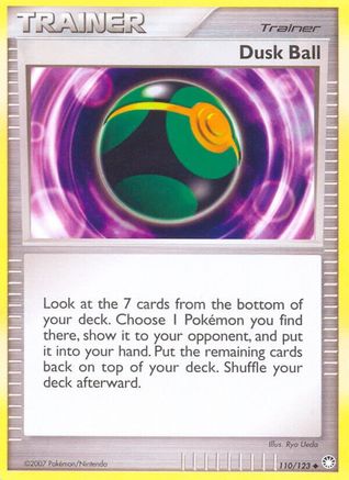 Dusk Ball/123 - Mysterious Treasures Reverse Holofoil