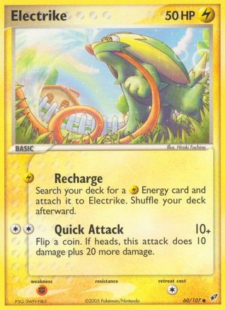 Electrike - 060/107 60/107 - Deoxys Reverse Holofoil