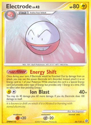 Electrode/132 - Secret Wonders Reverse Holofoil