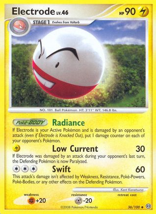 Electrode (36)/100 - Stormfront Reverse Holofoil