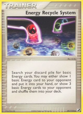 Energy Recycle System/115 - Unseen Forces Reverse Holofoil