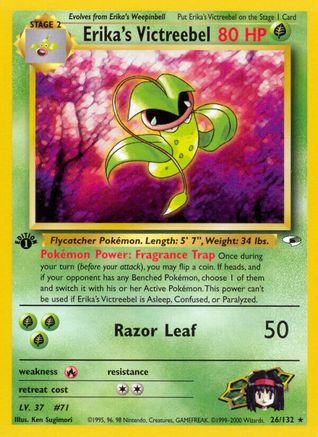 Erika's Victreebel 26/132 - Gym Heroes