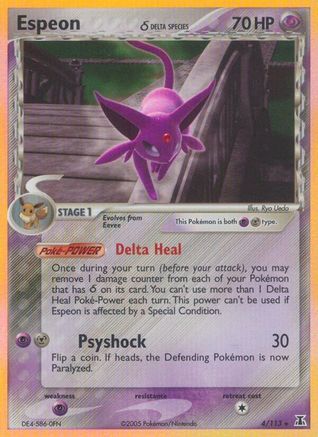 Espeon (Delta Species) 4/113 - Delta Species